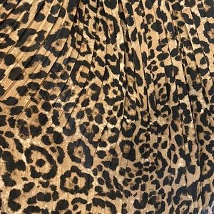 Athena Marie Leopard print chiffon skirt Size L
